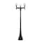 Z-Lite Laurent 3 Light Outdoor Post Mount Fixture, 30in. W x 100in. H, Black 599MP3-564P-BK - alternate 5